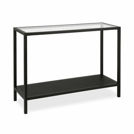 HUDSON & CANAL Henn &amp; Hart  Rigan Blackened Bronze Console Table - 30 x 36 x 10 in. AT0108
